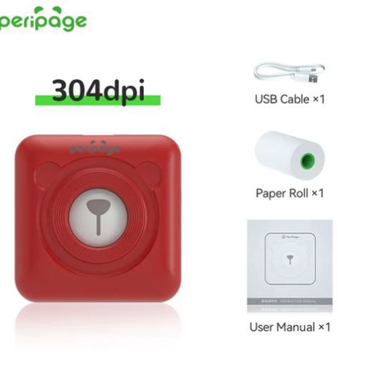 PERIPAGE - Impresora térmica 304 Dpi PERIPAGE A6
