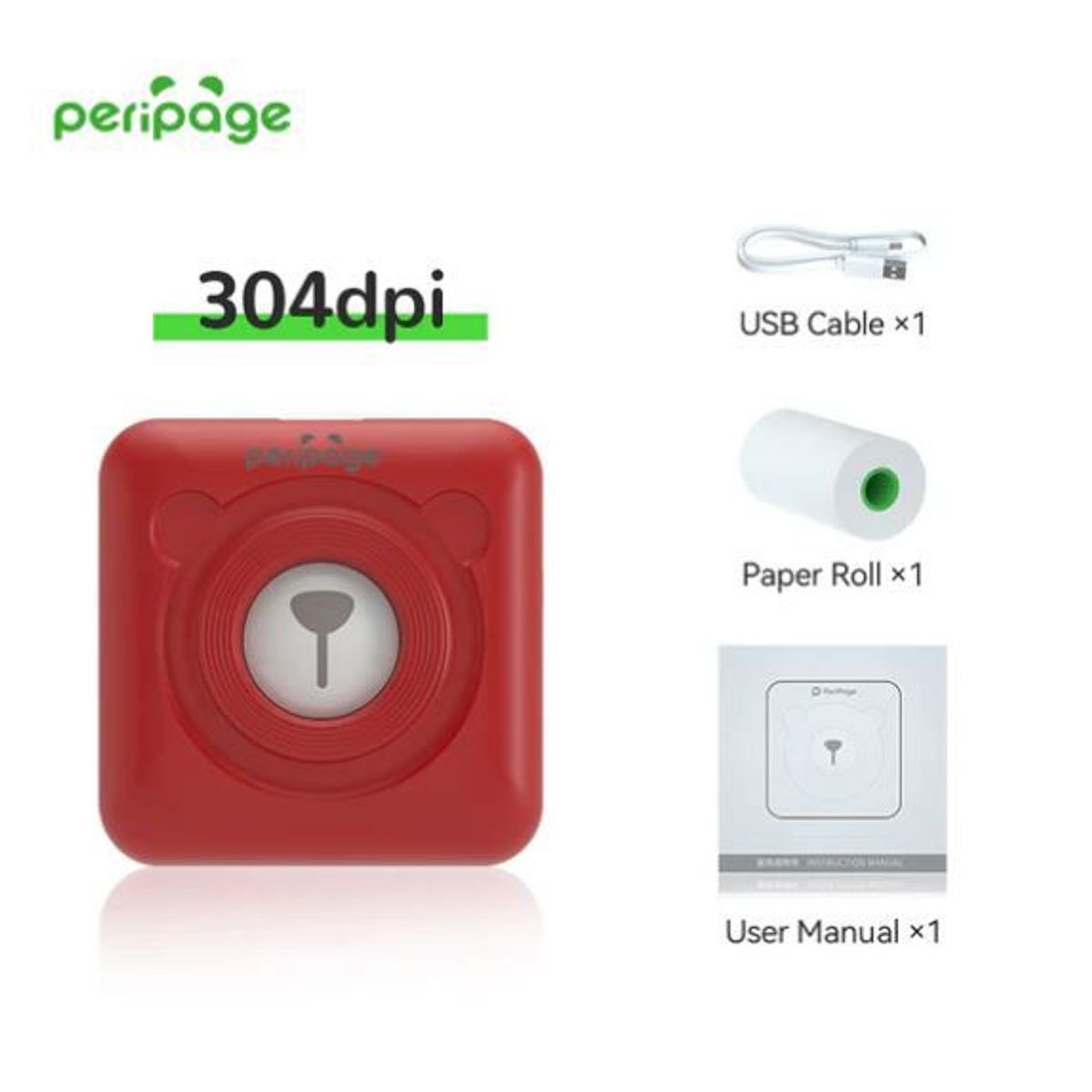 PERIPAGE - Impresora térmica 304 Dpi PERIPAGE A6