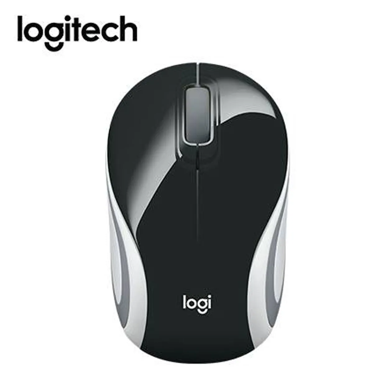 GENERICO - Mini Mouse Logitech Inalambrico M187 Negro