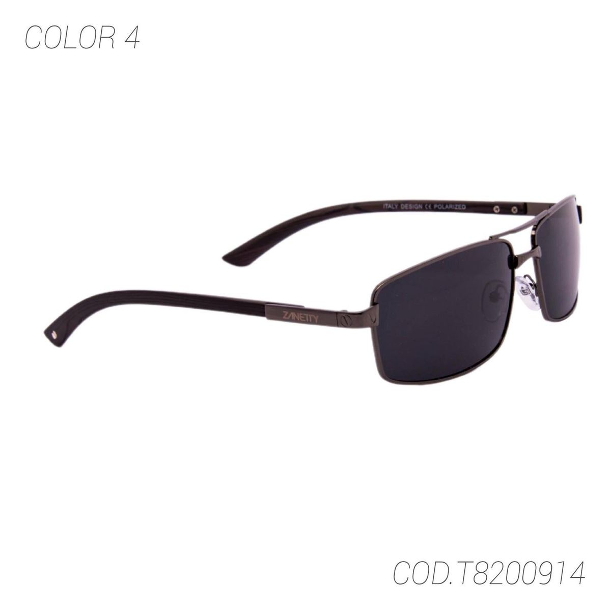 ZANETTY - LENTES DE SOL POLARIZADOS UNISEX T8200914 ZANETTY