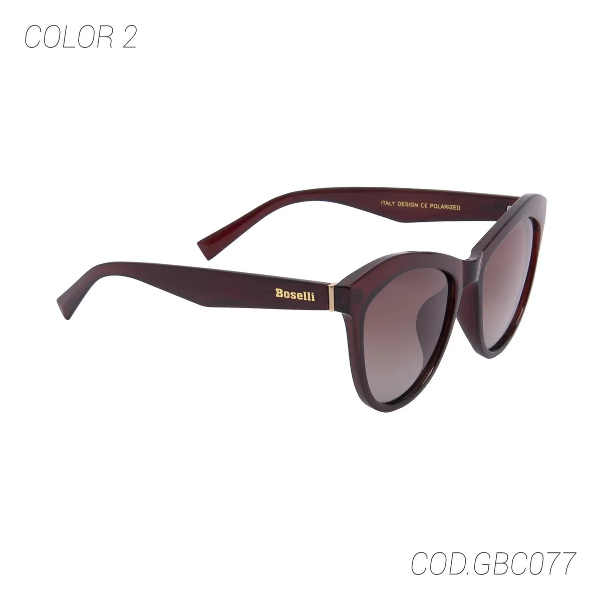BOSELLI - LENTES DE SOL POLARIZADOS MUJER GBC077 BOSELLI