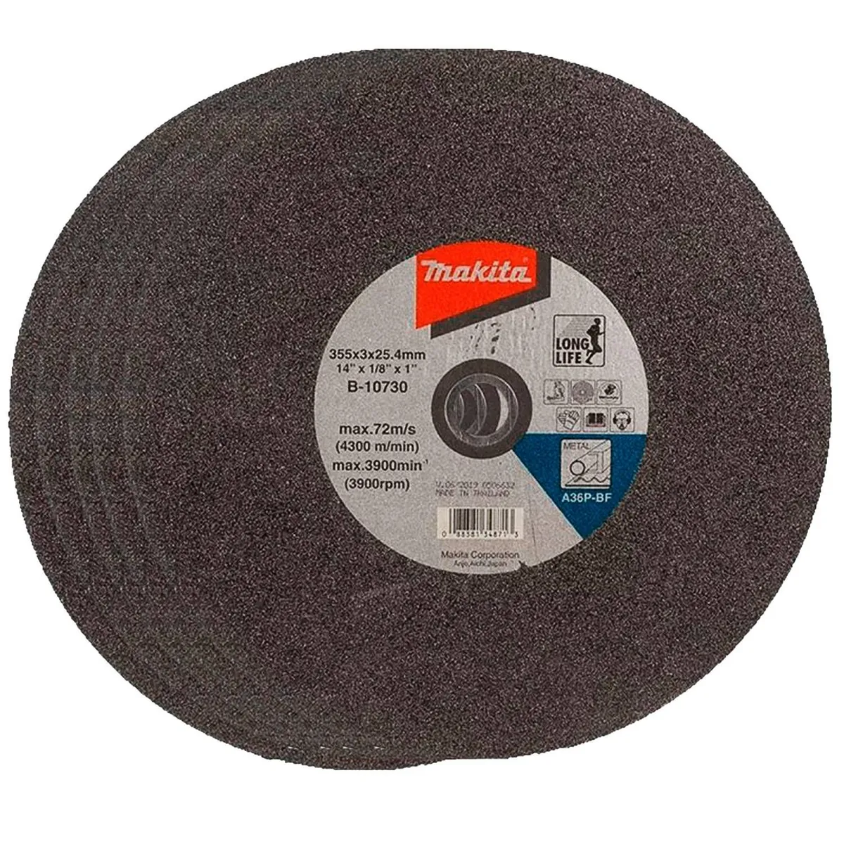 MAKITA - Disco Corte Metal 14 x 18 Makita Para Tronzadora 5 Pcs