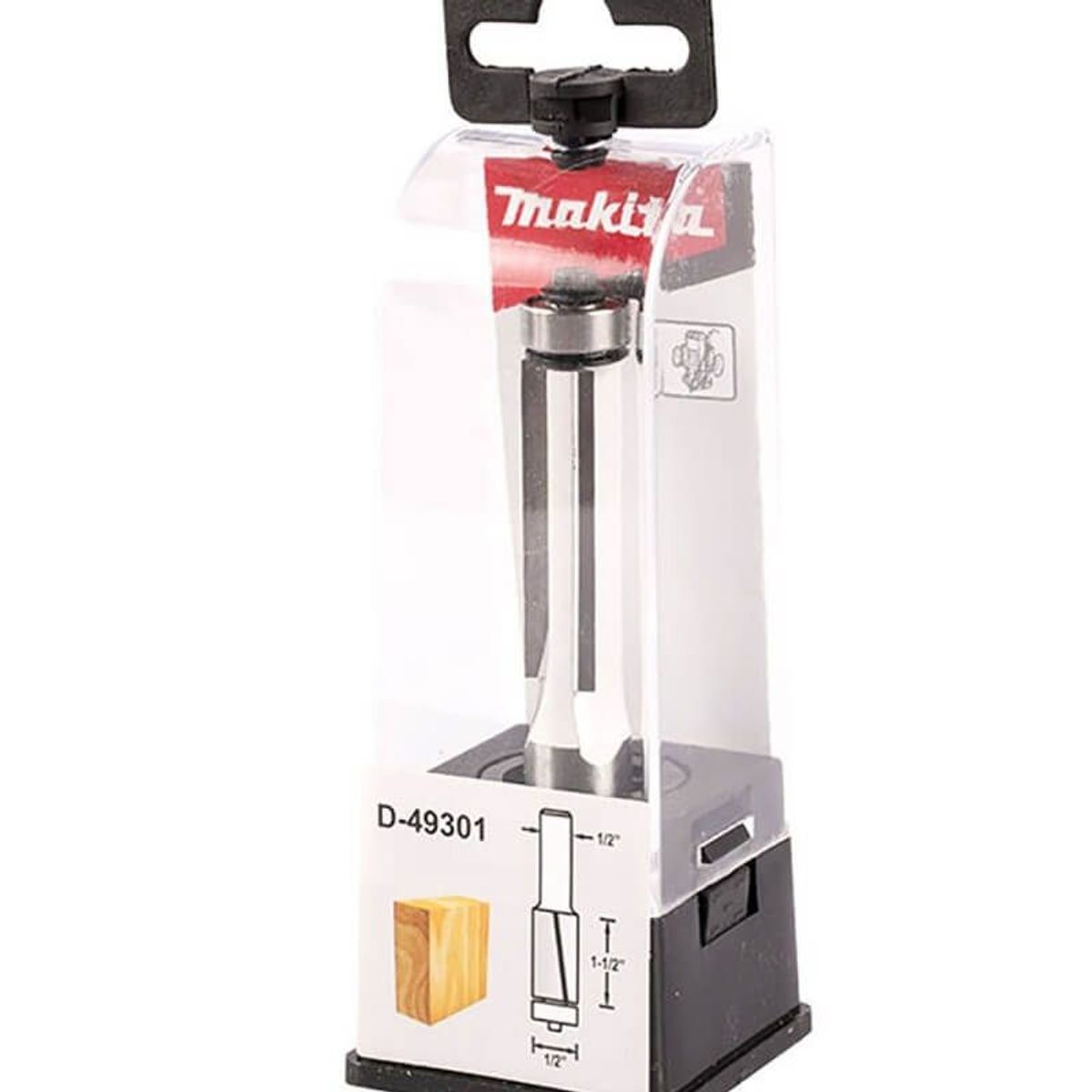 MAKITA - Fresa Enrasadora 12 x 12 Con Rodaje Makita D-49301
