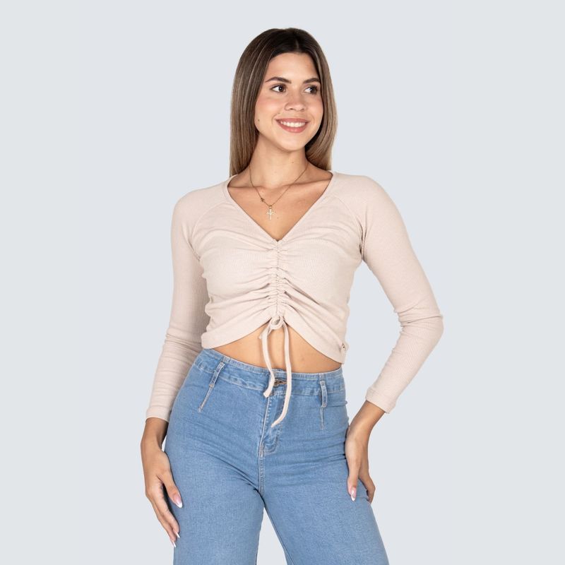 PARADA 111 - POLO MANGA LARGA MUJER PARADA111 GRECIA