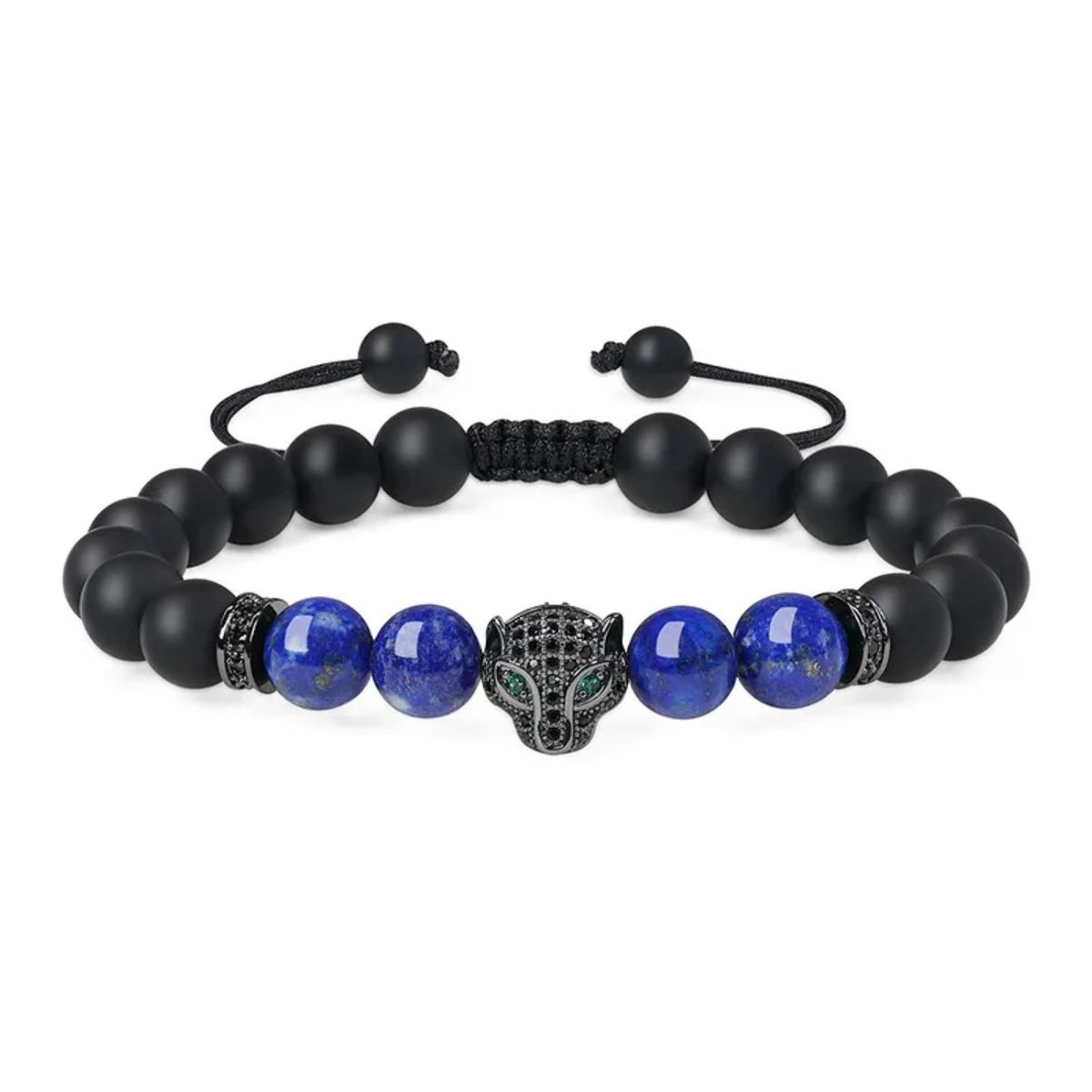GENERICO - Pulsera Premium de Piedras Naturales de Malaquita para Hombre