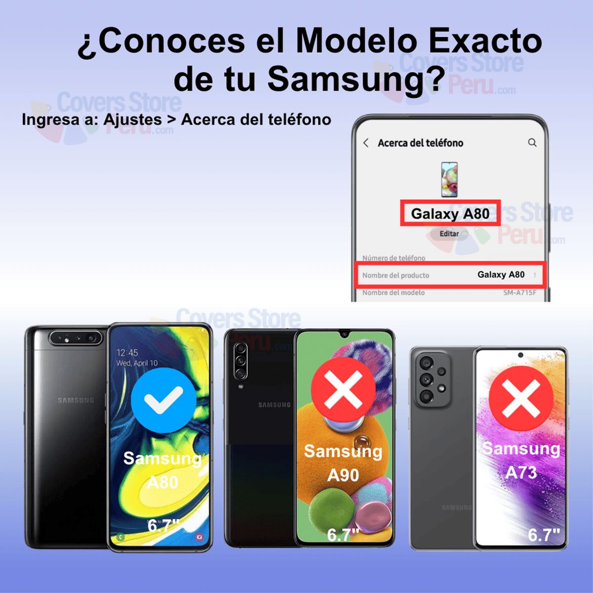 GENERICO - Mica para Samsung A80 Protector de Cerámica Mate Antishock Resistente