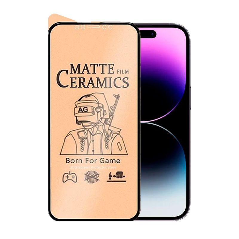 GENERICO - Mica para iPhone 6s Protector de Cerámica Mate Antishock Resistente