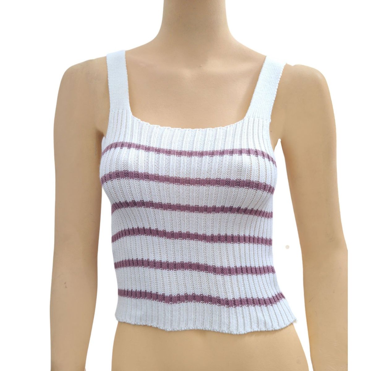 GENERICO - Sueter Crop Top Hilo Mujer Yomar Casual