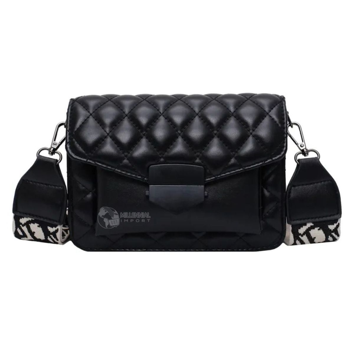 GENERICO - Cartera Elegante de Hombro o Bolso de Mano y Bolsillo Delantero