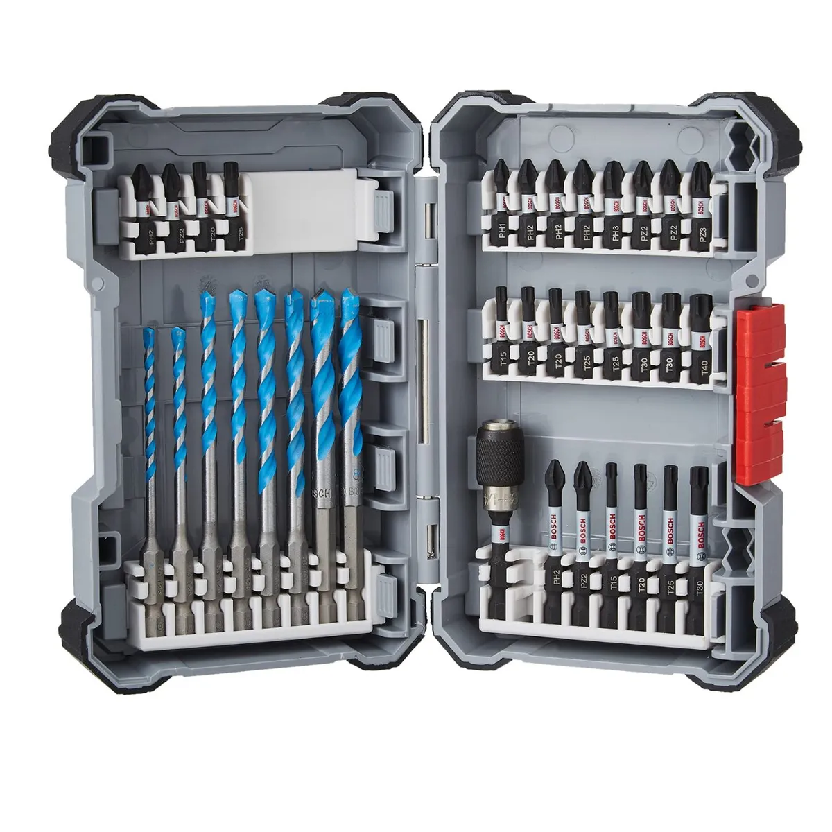 BOSCH - SET 35 piezas Impact Control Brocas CYL-9 HEX + Puntas