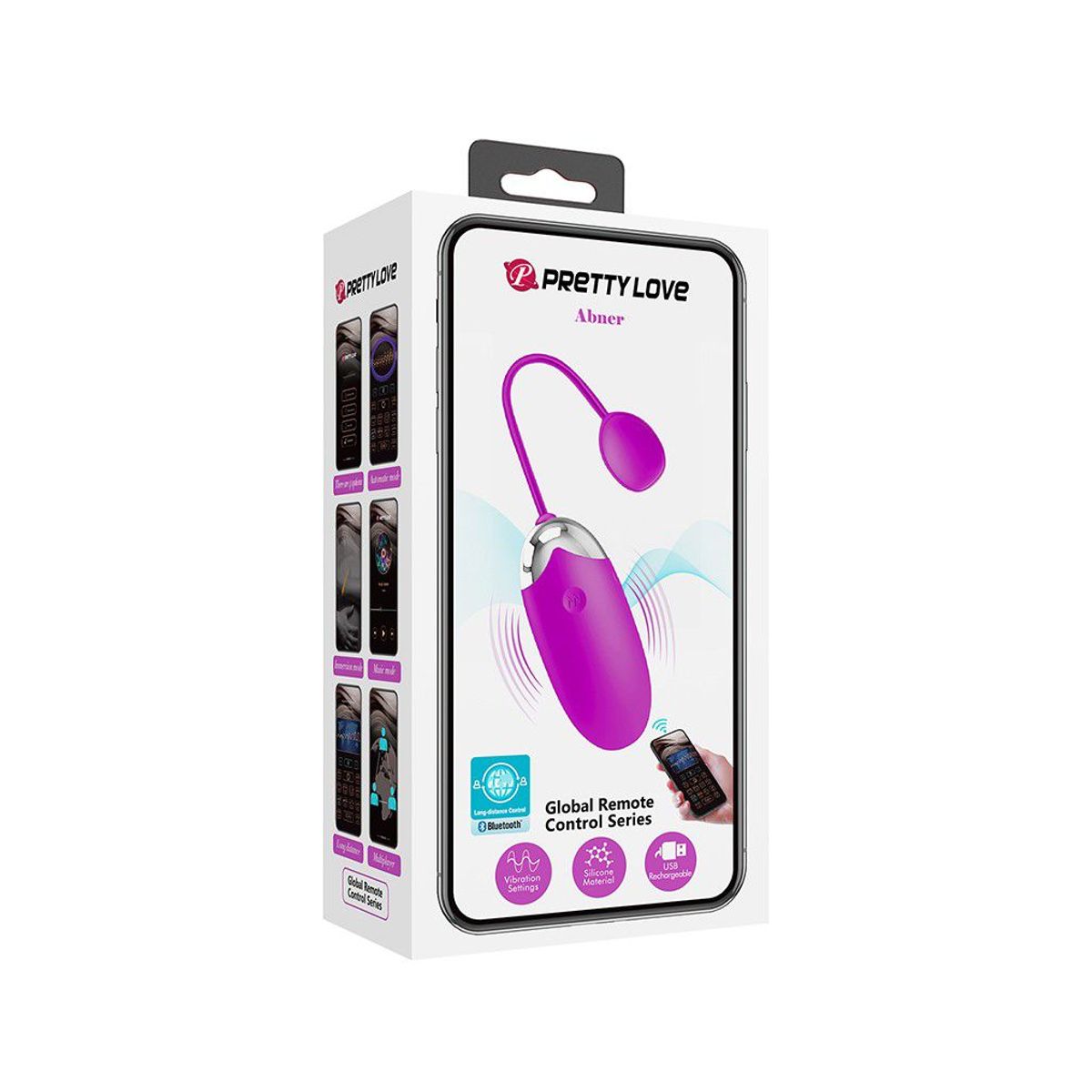 PRETTY LOVE - Vibrador con App Bluetooth Pretty Love Abner Egg