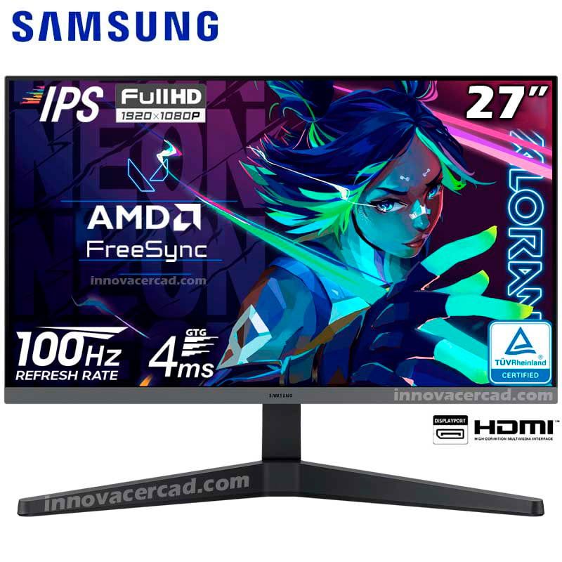 SAMSUNG - MONITOR SAMSUNG ESSENTIAL S3 27 IPS FHD 100Hz 4ms FreeSync