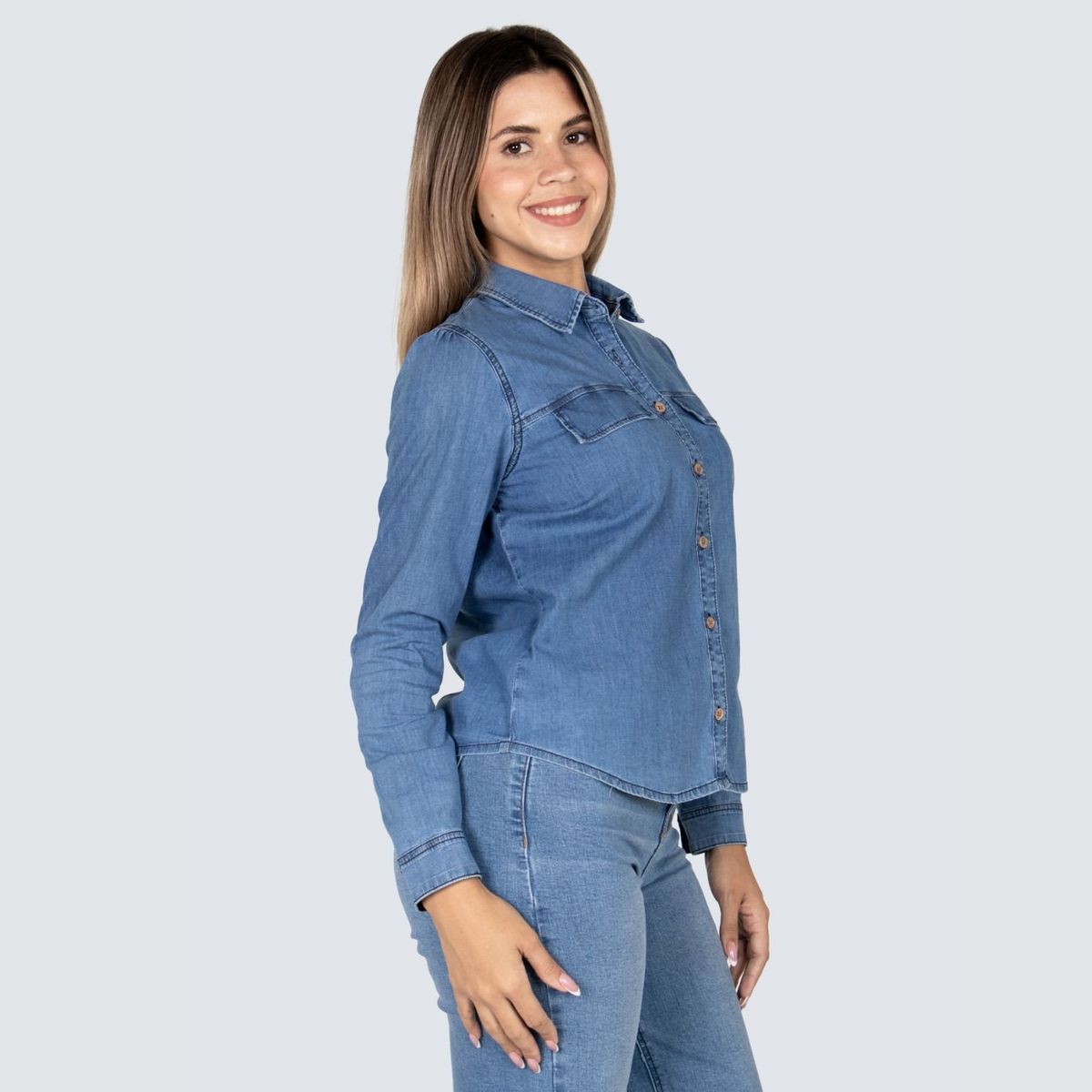 PARADA 111 - CAMISA DENIM MODA MUJER PARADA111 THALIA