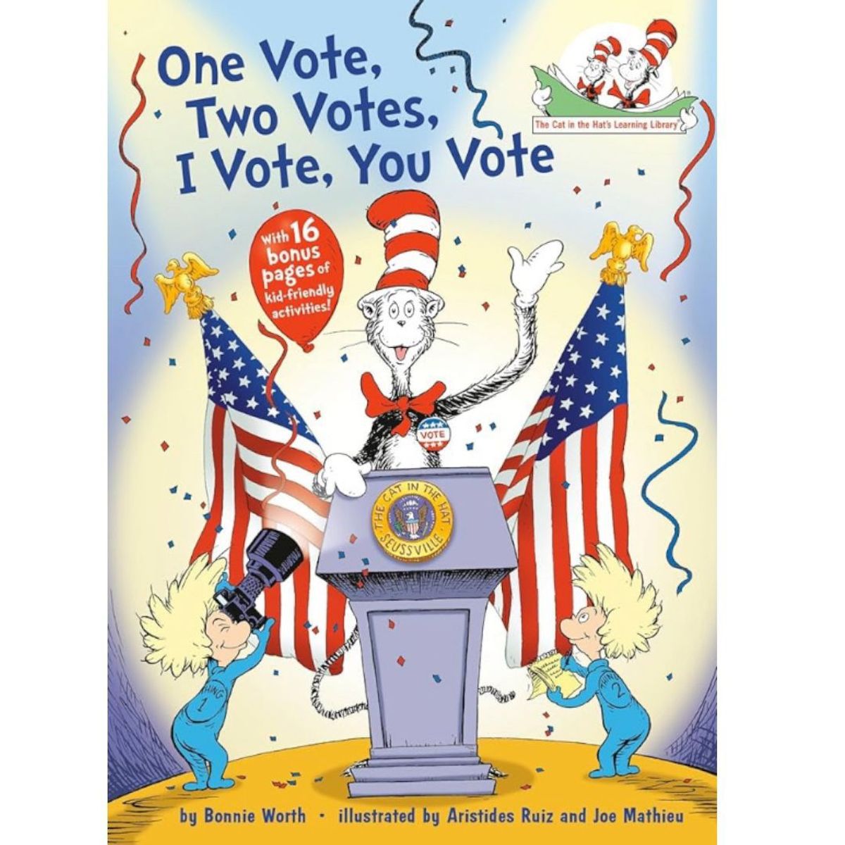 GENERICO - Libro Infantil ingles Dr. Seuss -  One Vote, Two Votes, I Vote, You Vote