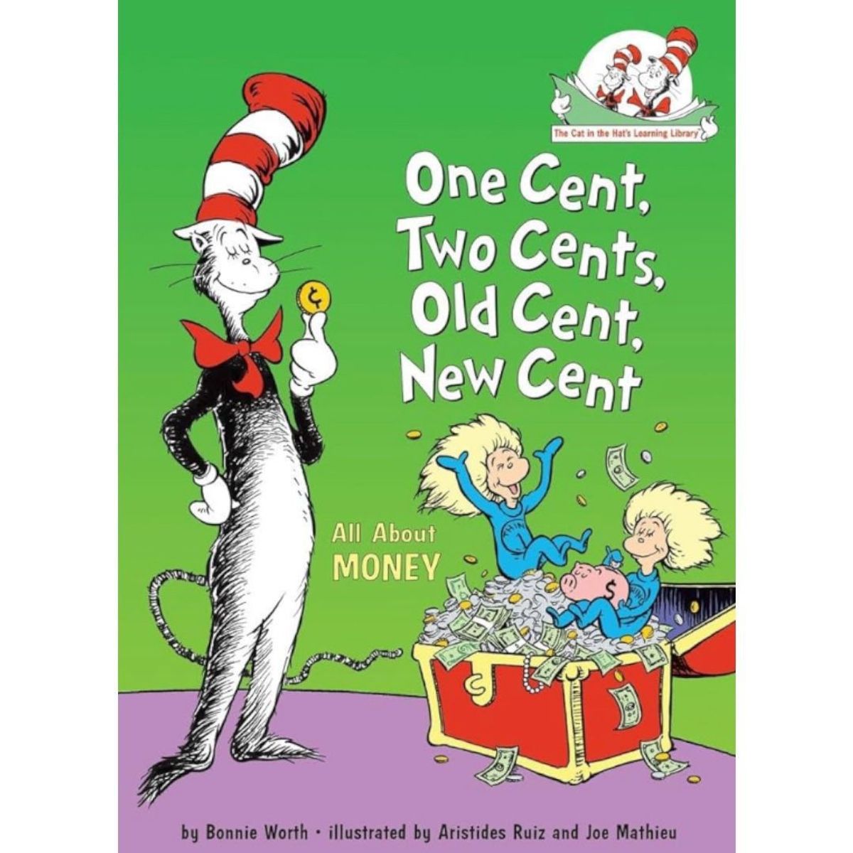 GENERICO - Libro Infantil ingles Dr. Seuss -  One Cent, Two Cents, old cent, new cent,  All About Money