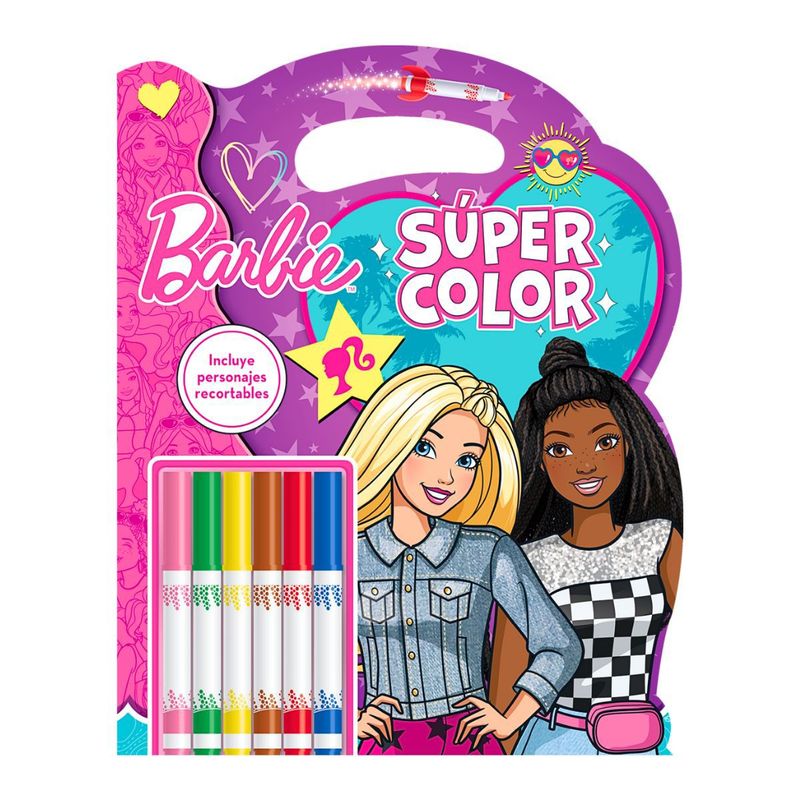 BARBIE - Barbie super color libro para colorear - Titan Buy