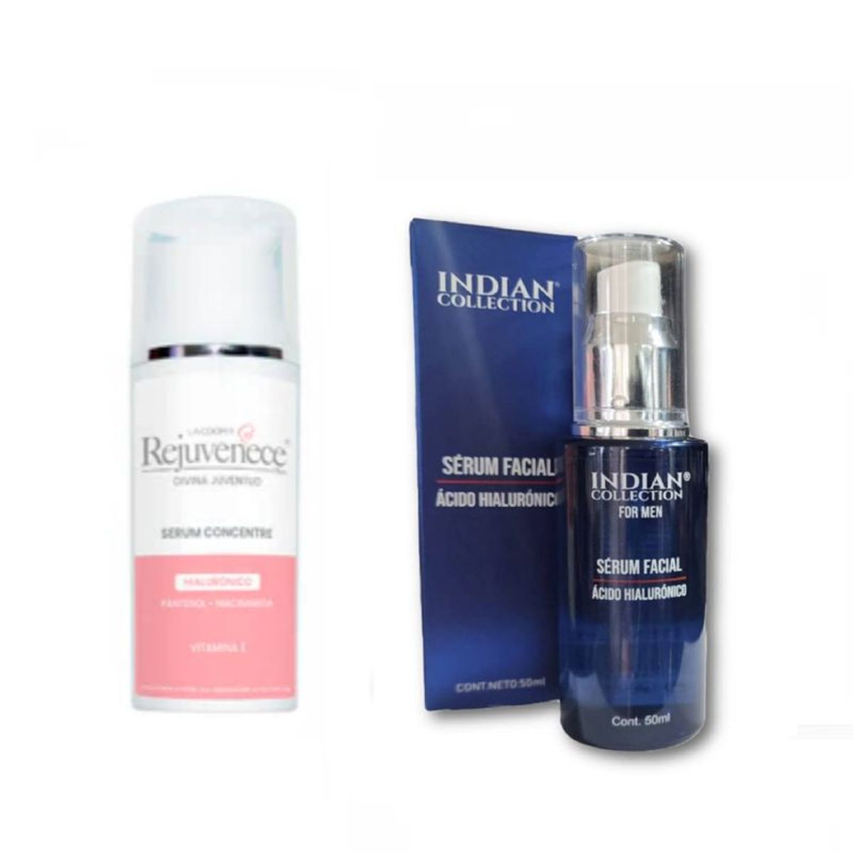 BIOAQUA - Rejuvenece Plus La Cooper 30g Y SERUM ÁCIDO HIALURONICO HOMBRE