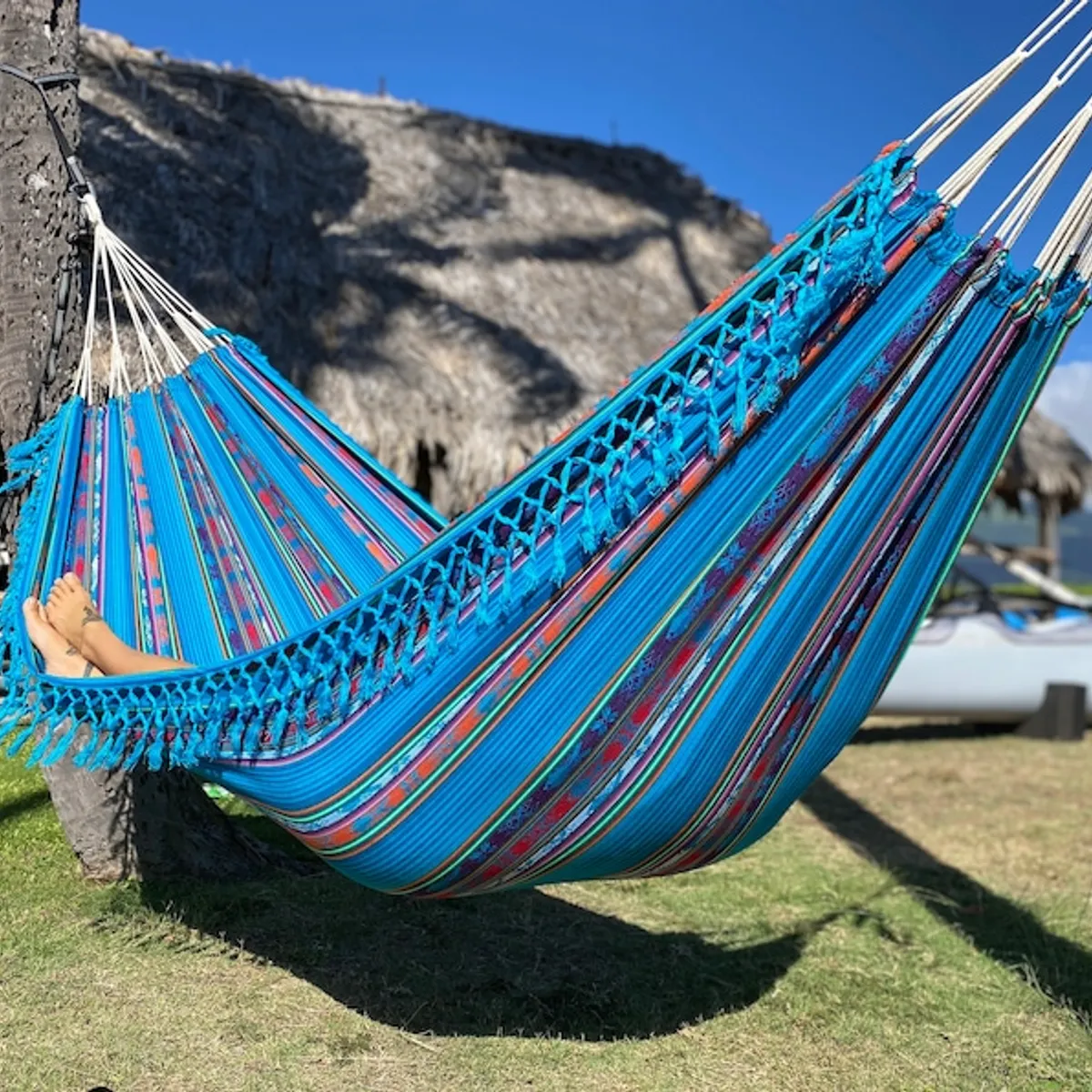 GENERICO - Hamaca Inka con flecos color aletorio