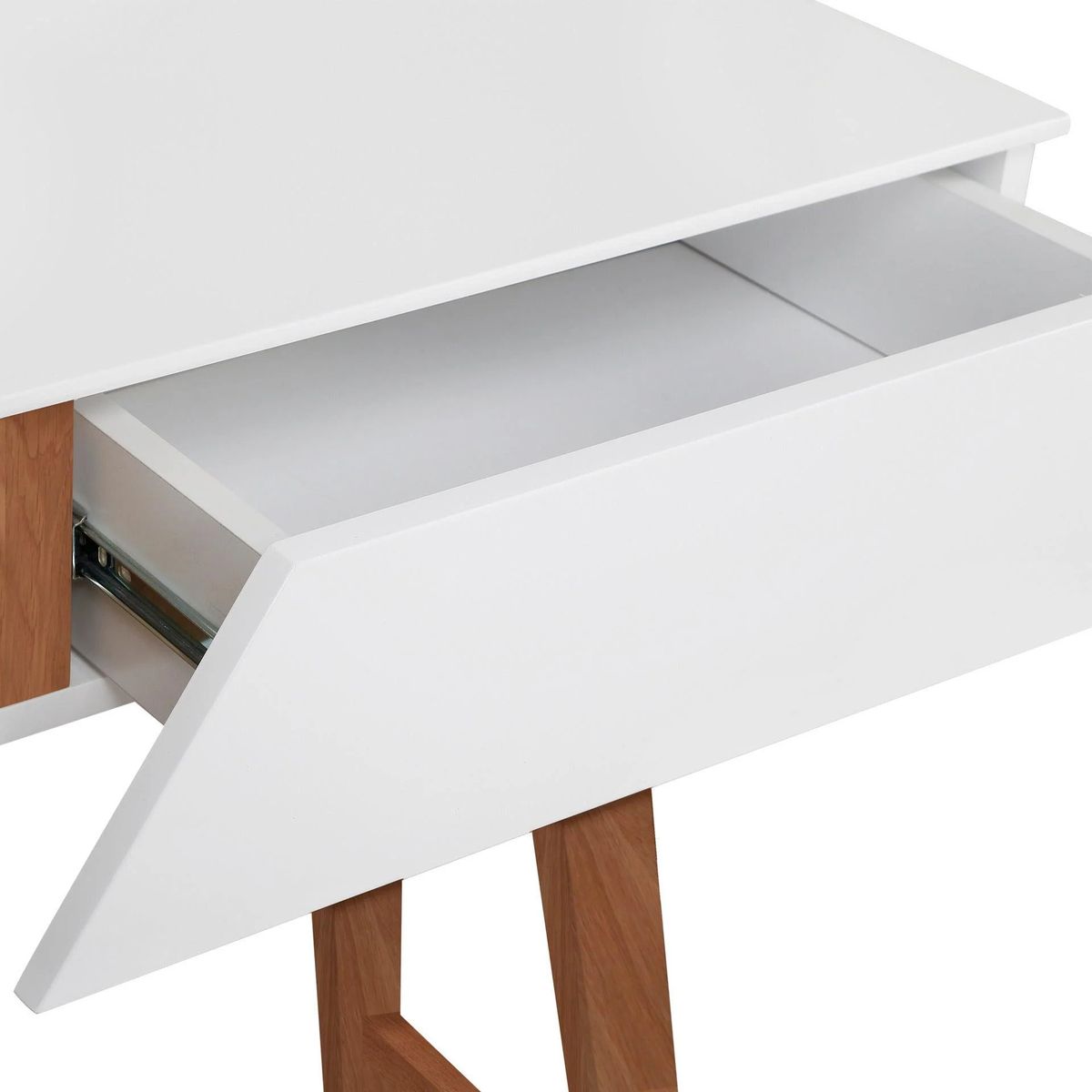 TU MESITA - Consola de Entrada Atlantis 1 cajón color BlancoMarrón TU MESITA