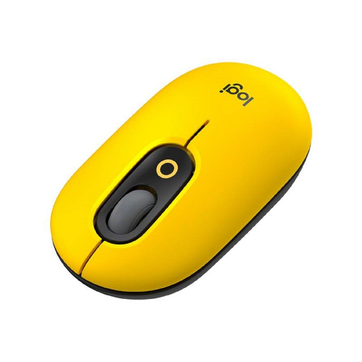 LOGITECH - Mouse Logitech Pop Bluetooth Black yellow