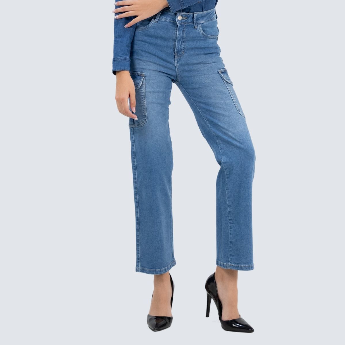 PARADA 111 - JEAN CARGO RECTO MUJER PARADA111 LIZA