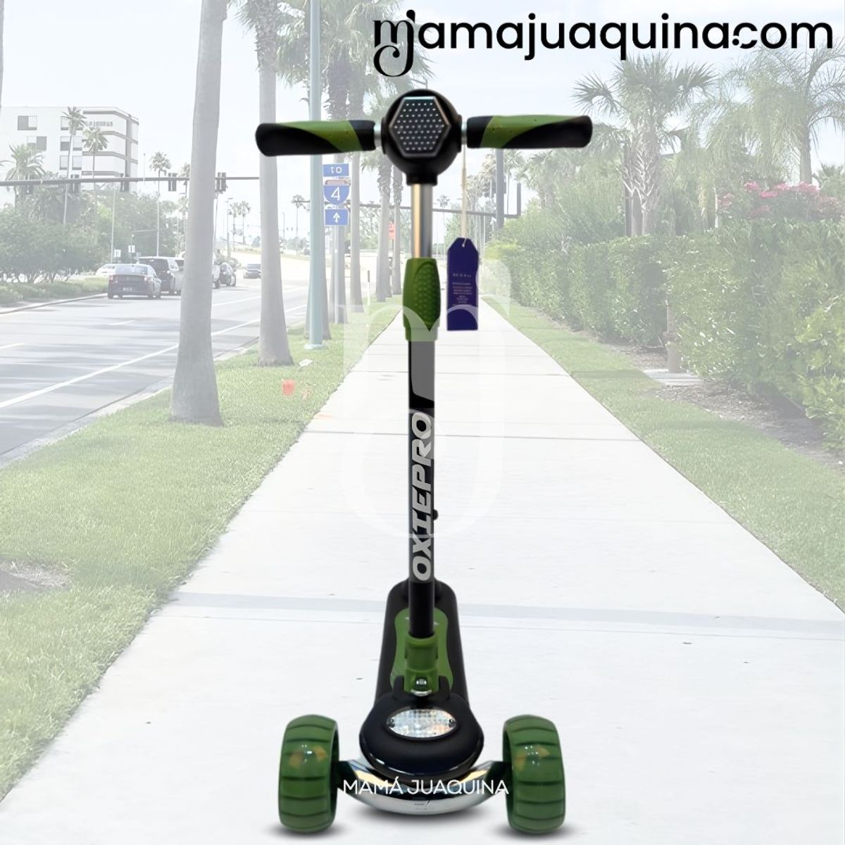 GENERICO - Scooter con Luces «SQUID PLUS» Edición Limitada Green