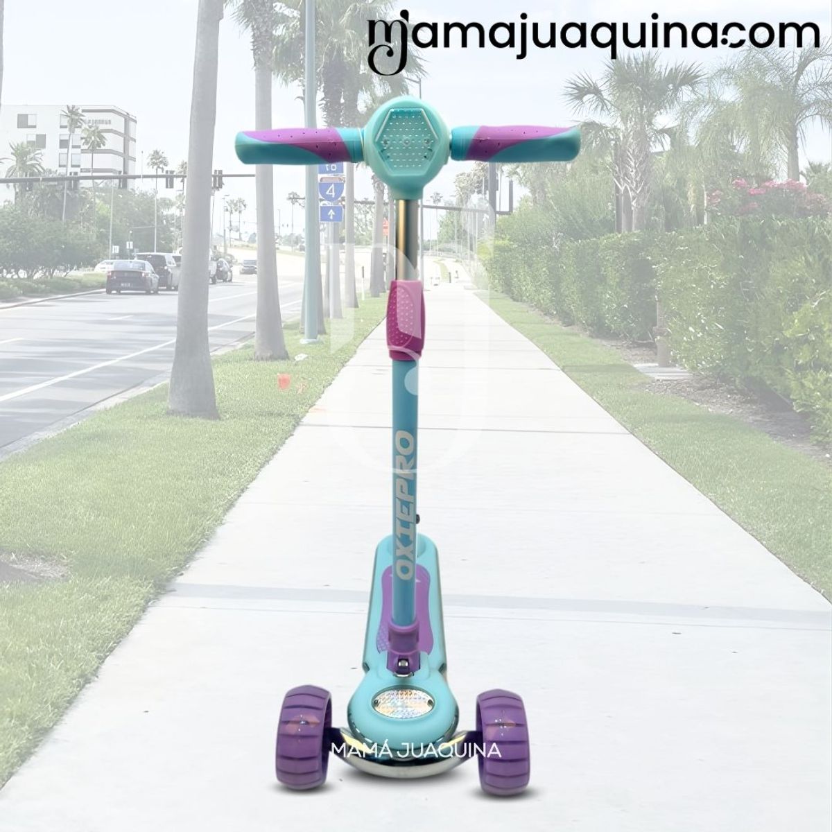 GENERICO - Scooter con Luces «SQUID PLUS» Edición Limitada Turquesa