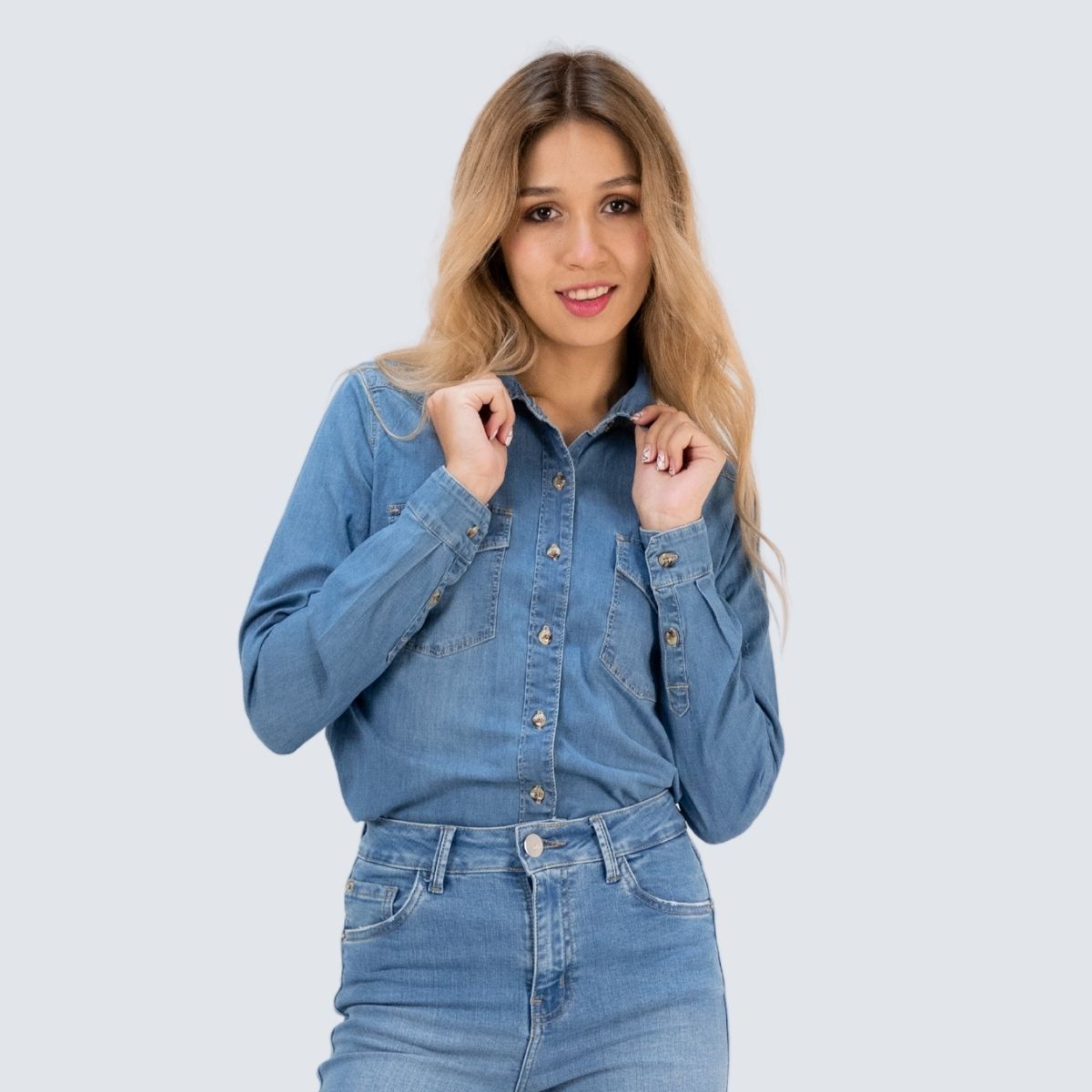 PARADA 111 - CAMISA DENIM MODA MUJER PARADA111 ROUS