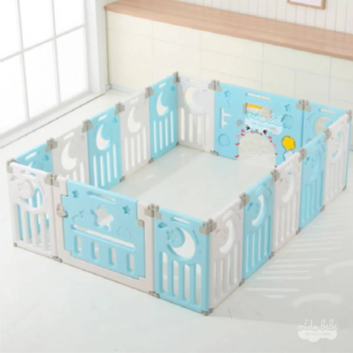 GENERICO - Corral plegable de bebel Luna Celeste para bebé