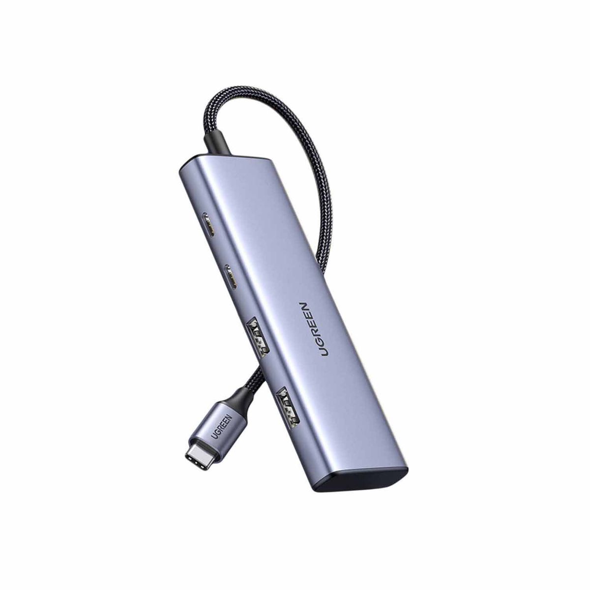 UGREEN - Adaptador Hub Ugreen Usb-C A X2 Usb + X2 Usb-C Ugreen Cm473