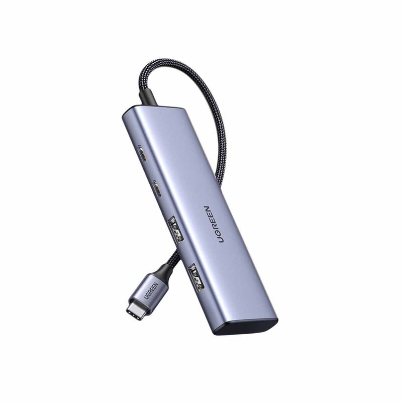 UGREEN - Adaptador Hub Ugreen Usb-C A X2 Usb + X2 Usb-C Ugreen Cm473