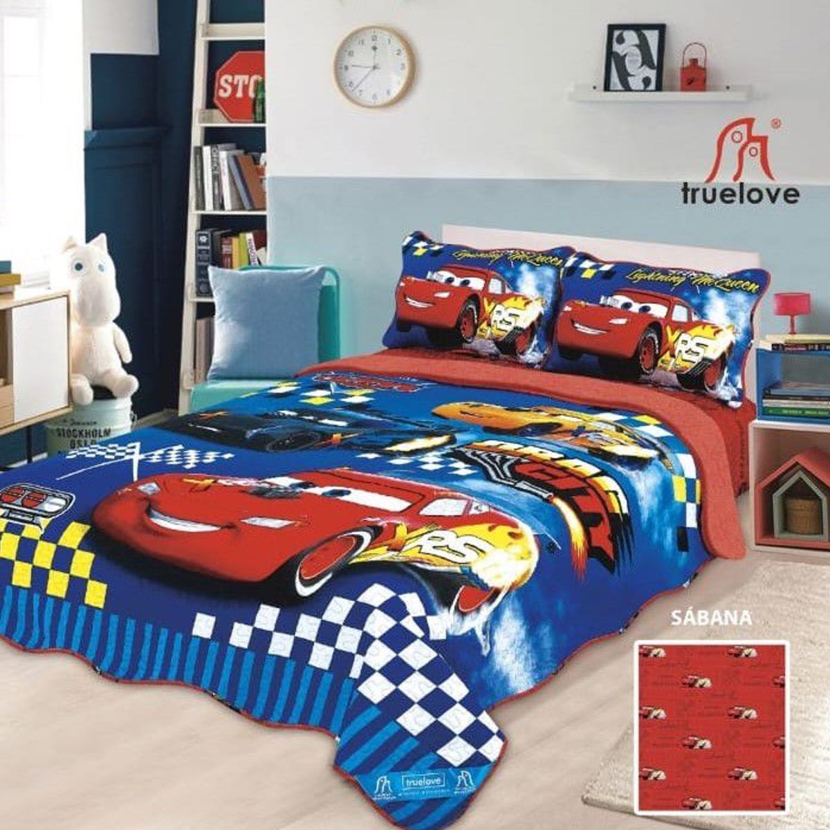 CUTE - CUBRECAMA CON SHERPA  DISNEY DE 1.5 PLZ