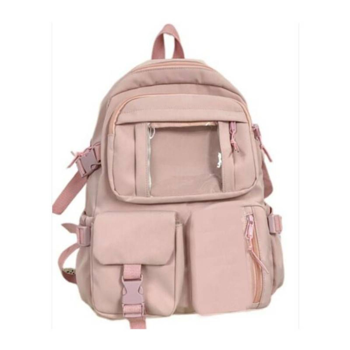 GENERICO - Mochila Multiusos Bolsillo Transparente Kawai