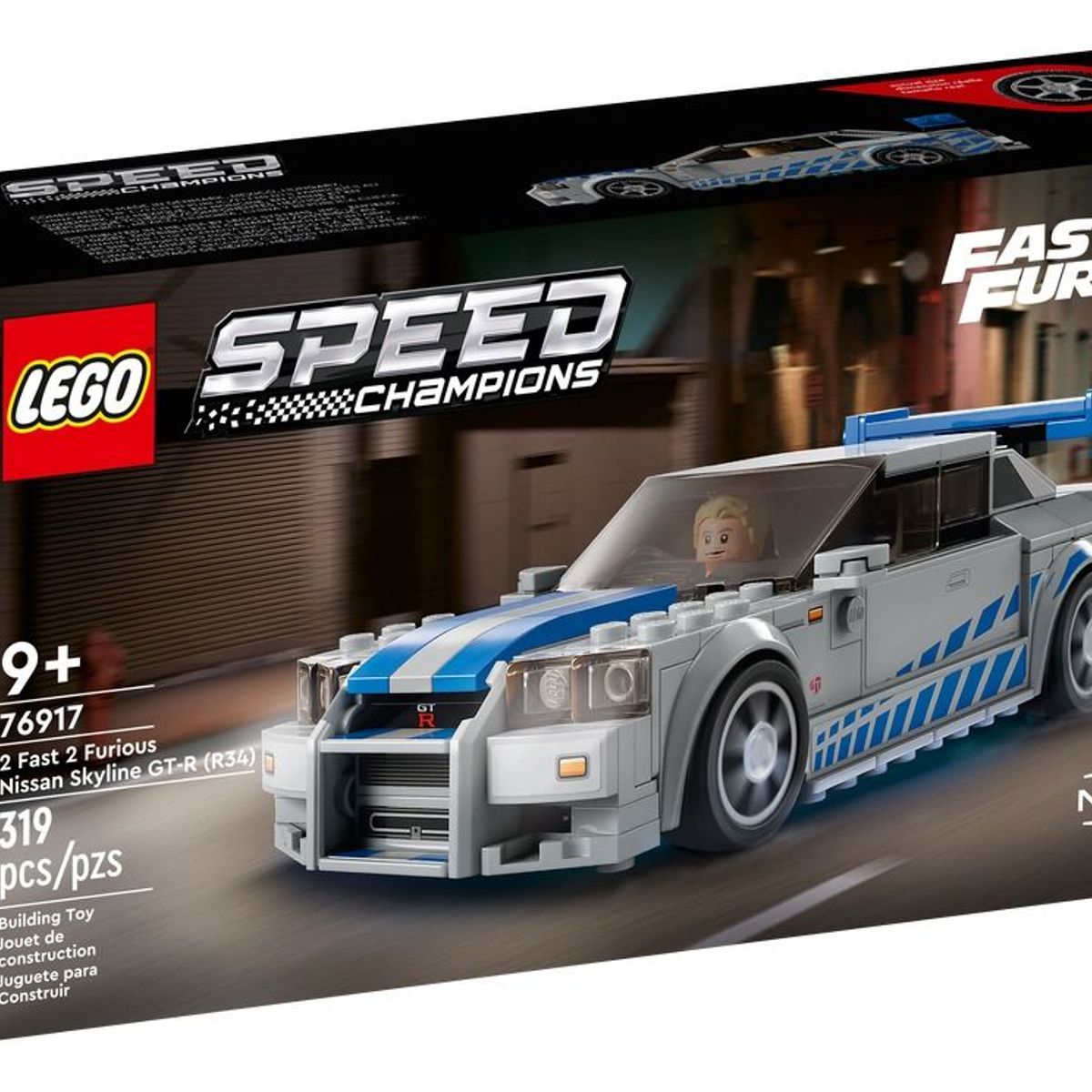 LEGO - LEGO 76917 Nissan Skyline GT-R R34 de 2 Fast 2 Furious