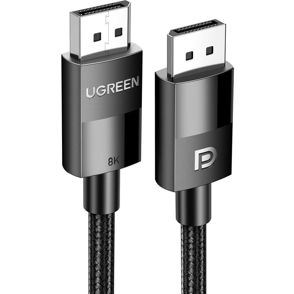 UGREEN - Cable DisplayPort DP UGREEN 1.4 HDR, Trenzado 8K@60Hz, 3 metros