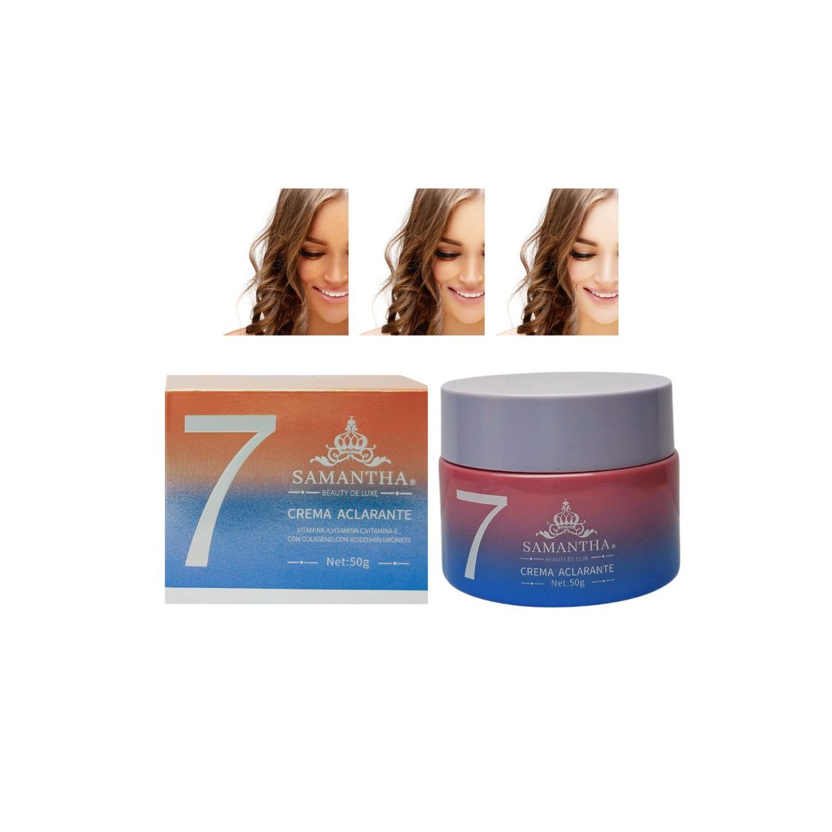 OEM - Crema Aclarador facial y Corporal Línea Samantha 50ml