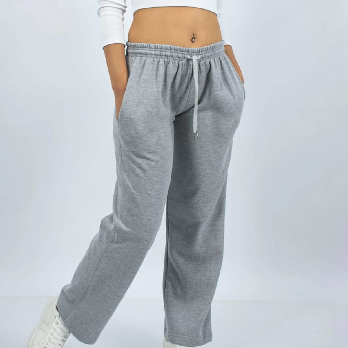 ENKI - Pantalón Palazzo Para Mujer Franela Comodidad y Estilo