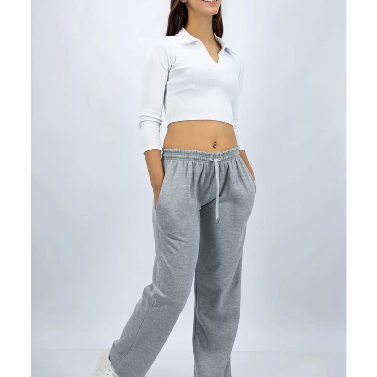 ENKI - Pantalón Palazzo Para Mujer Franela Comodidad y Estilo