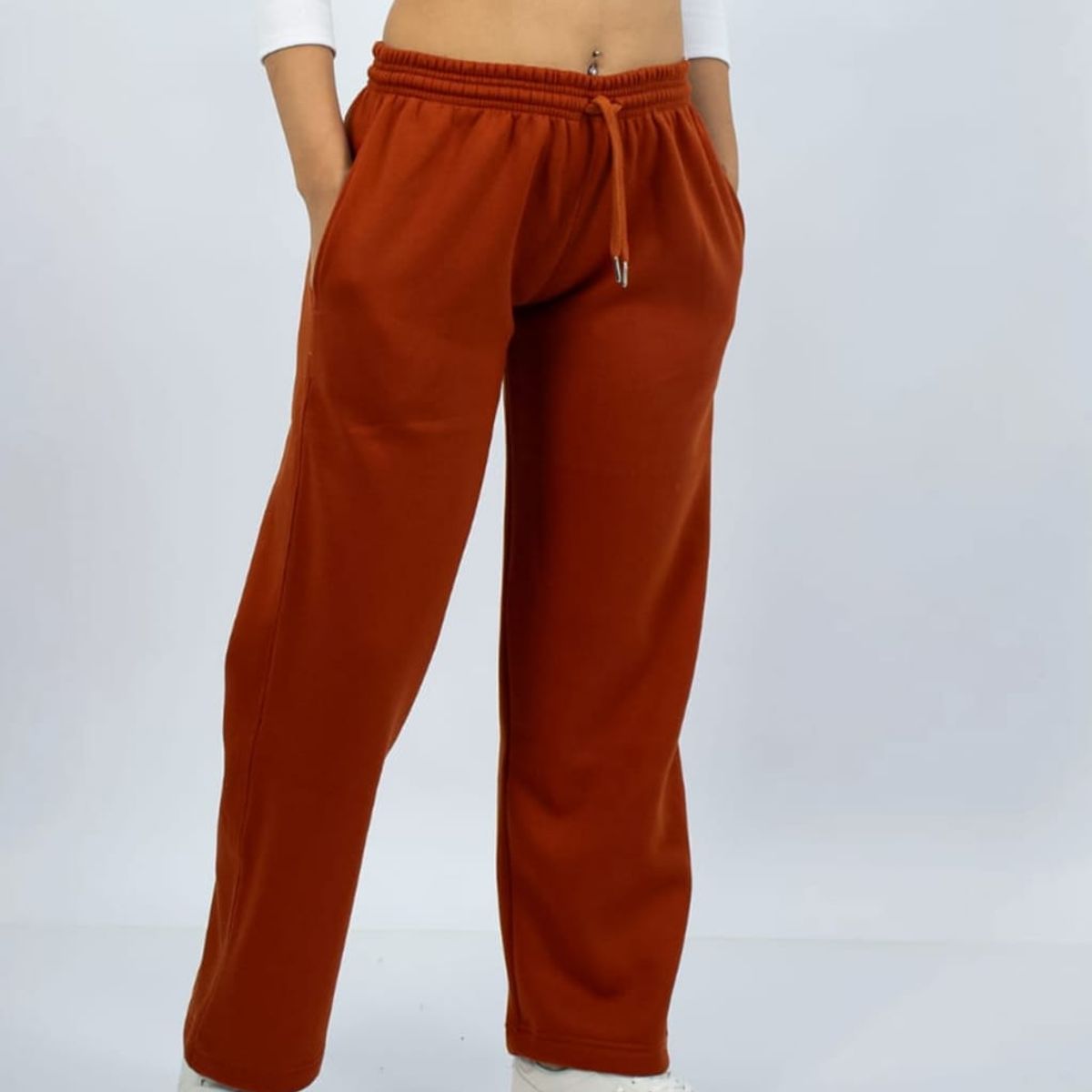 ENKI - Pantalón Palazzo Para Mujer Franela Comodidad y Estilo