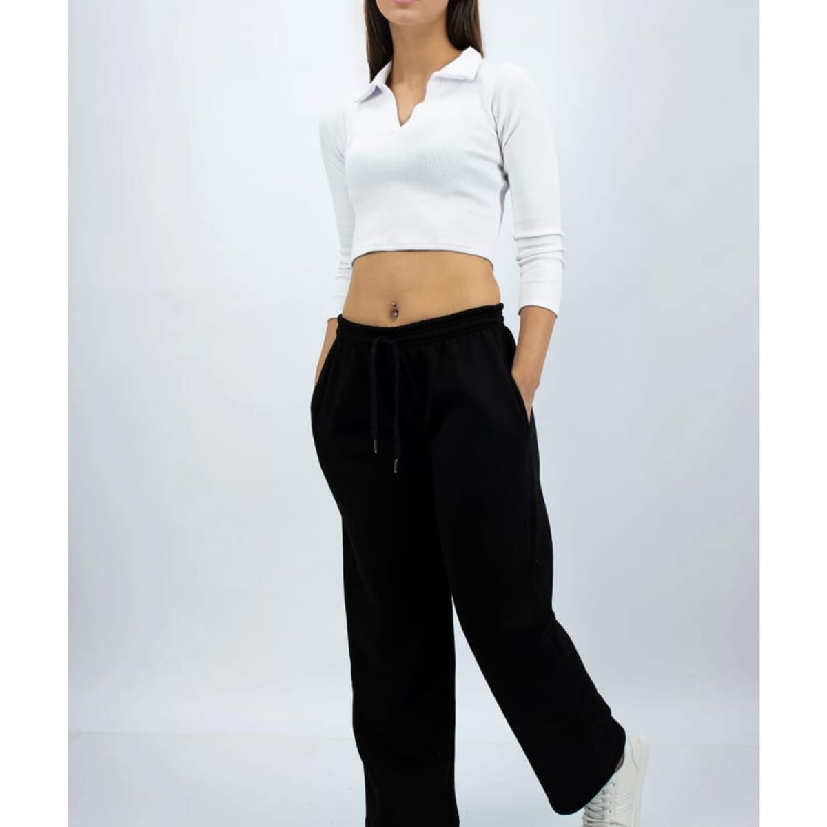 ENKI - Pantalón Palazzo Para Mujer Franela Comodidad y Estilo