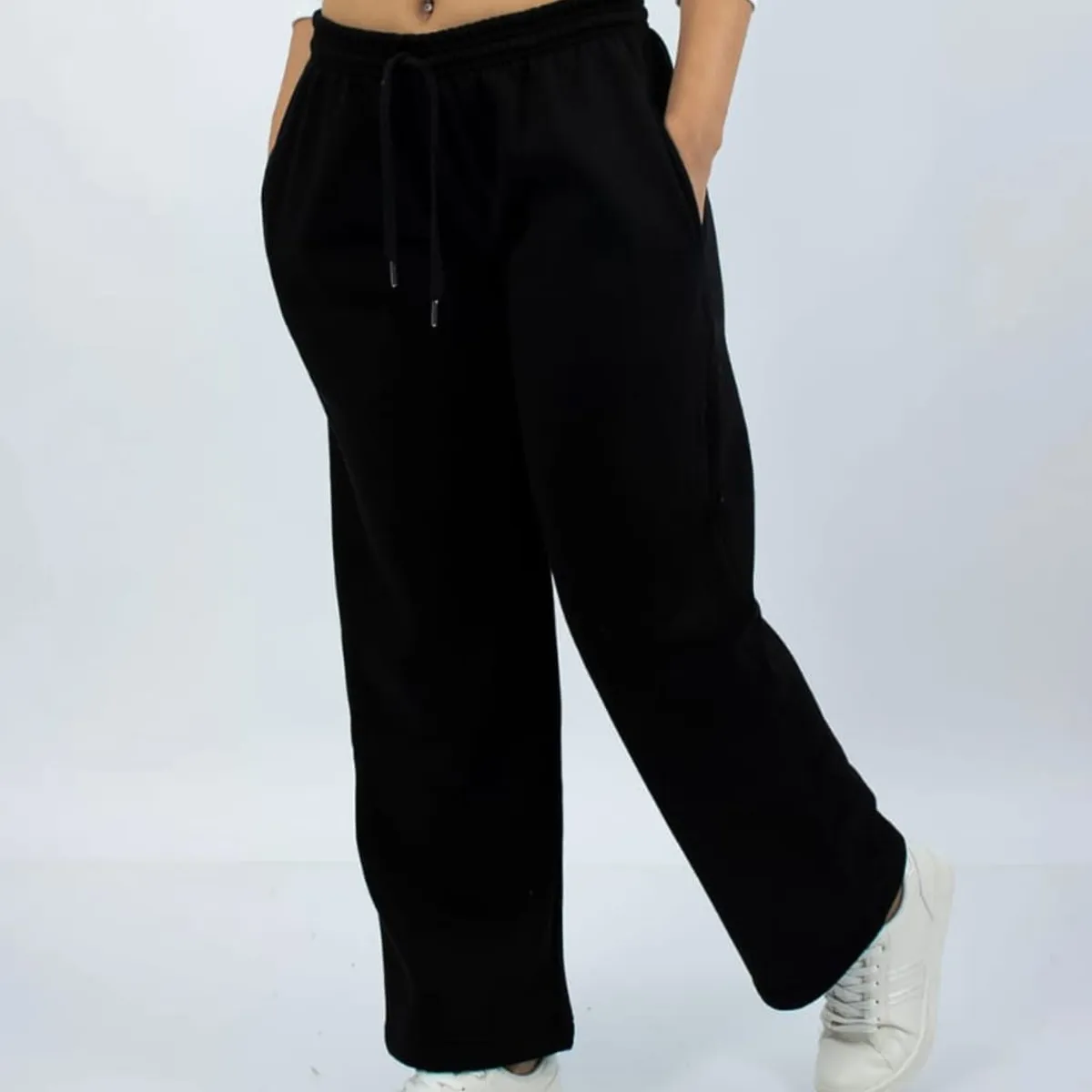 ENKI - Pantalón Palazzo Para Mujer Franela Comodidad y Estilo