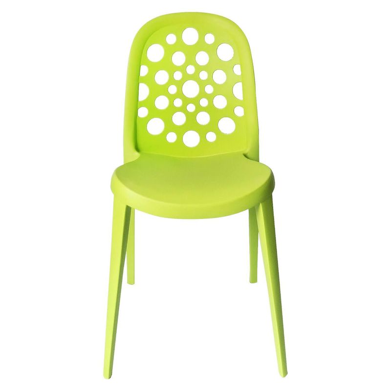 ARKIMUEBLES - Silla de polipropileno modelo Sabrina verde