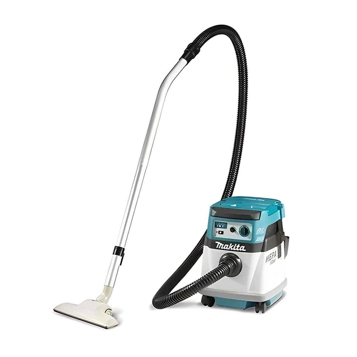 MAKITA - ASPIRADORA INALAMBRICA AWS (BLUETOOTH) 9.8 KPA/POLVO 15L / FILTRO HEPA
