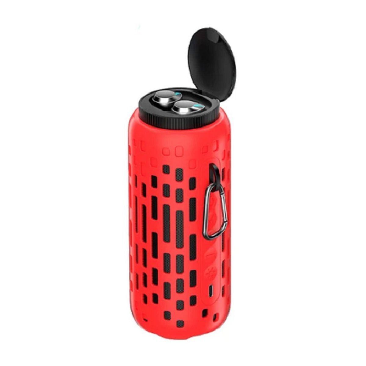 GENERICO - Audífonos Bluetooth M47 2en1 altavoz portátil y auriculares - Rojo