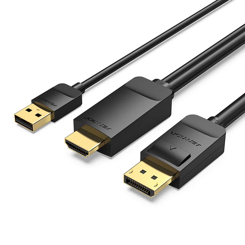 VENTION - Cable Hdmi Macho a DisplayPort Macho 4k 60Hz 2m Vention ABJ