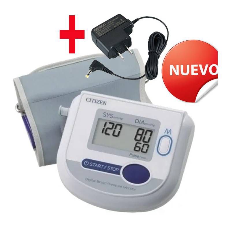 CITIZEN - Tensiometro Digital De Brazo Citizen CH-453 con adpatador de corriente