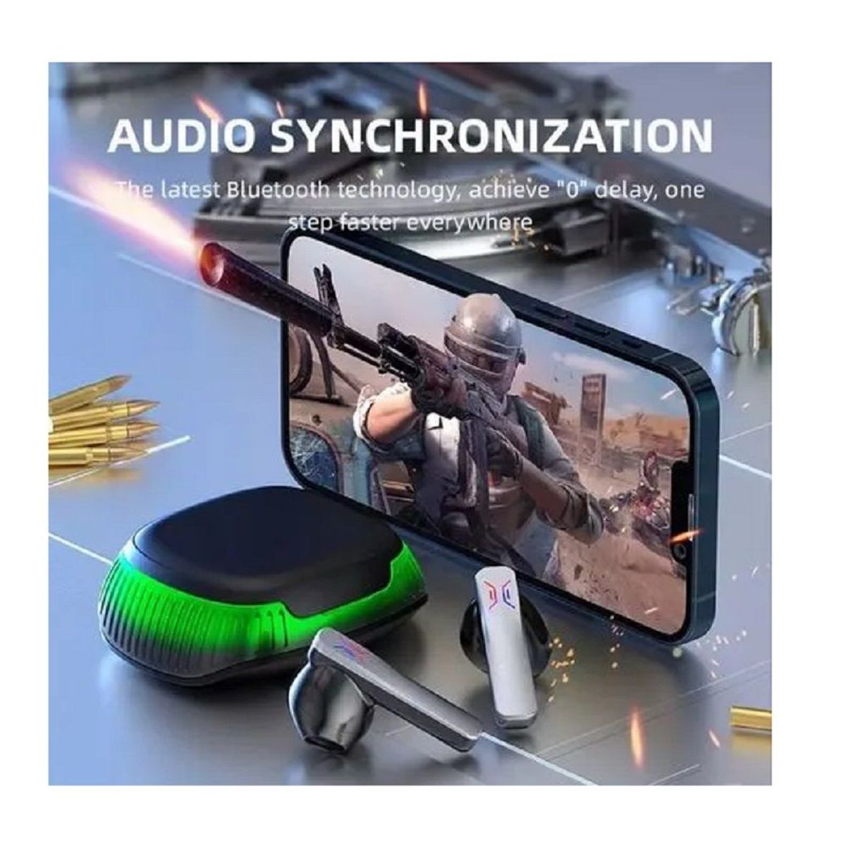 GENERICO - AUDIFONOS BLUETOOTH B18 CON ILUMINACIÓN LED