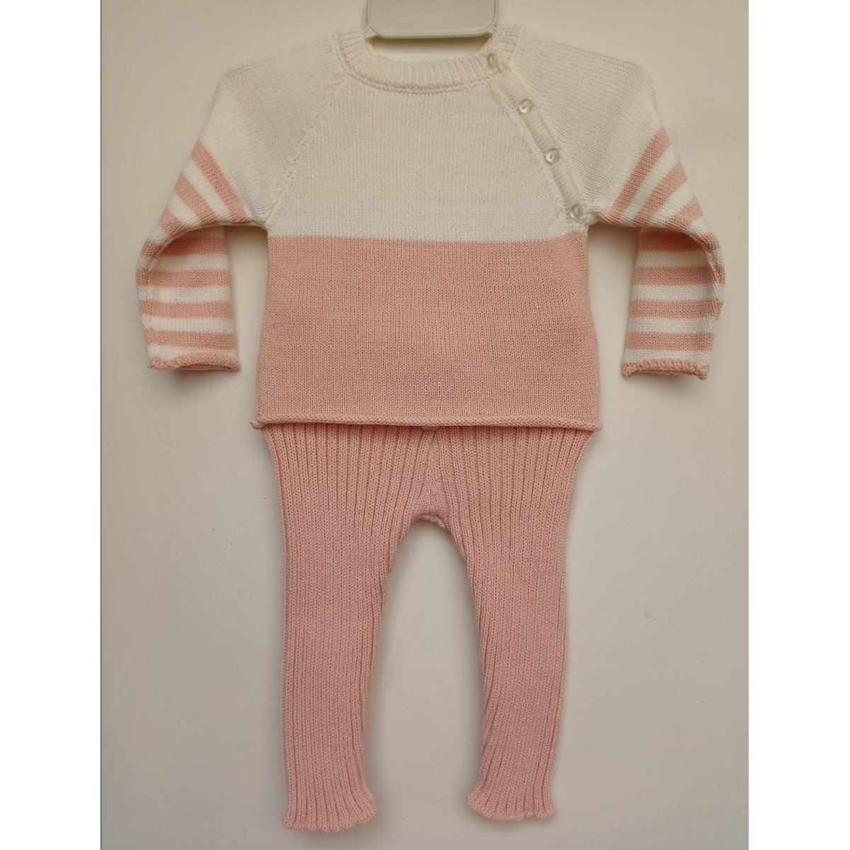 GENERICO - Conjunto Bebe Niña 2 piezas. Chaqueta + Pantalón Mandalay Knits