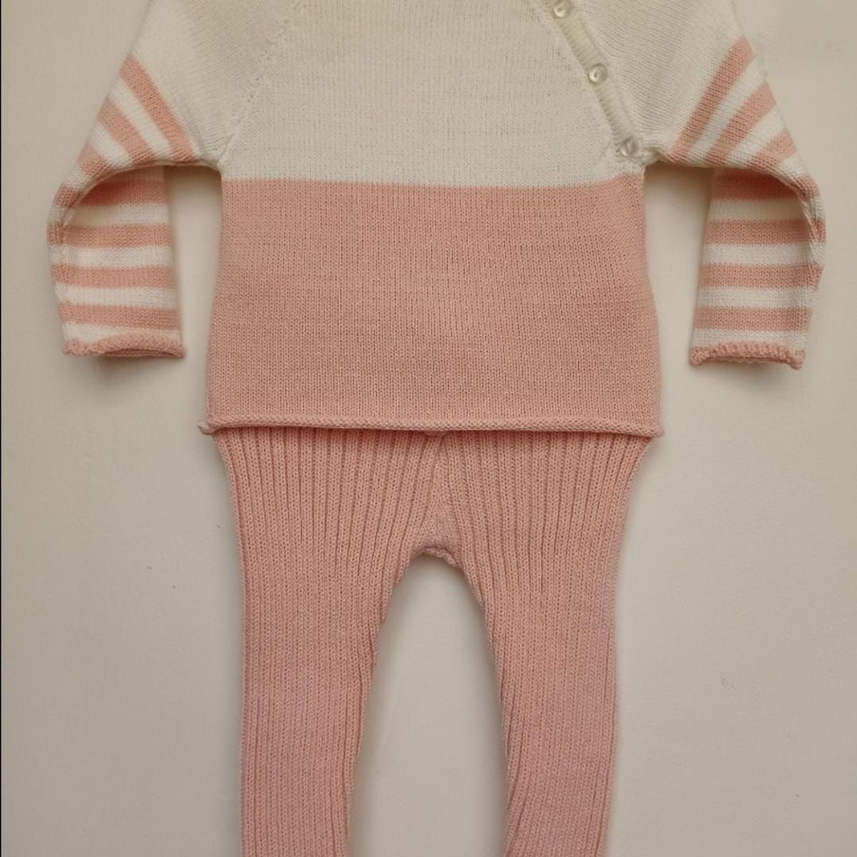 GENERICO - Conjunto Bebe Niña 2 piezas. Chaqueta + Pantalón Mandalay Knits