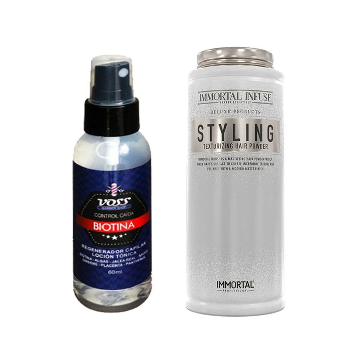 VOSS - Biotina Control de Caida Voss+Polvo Fijador Capilar Immortal